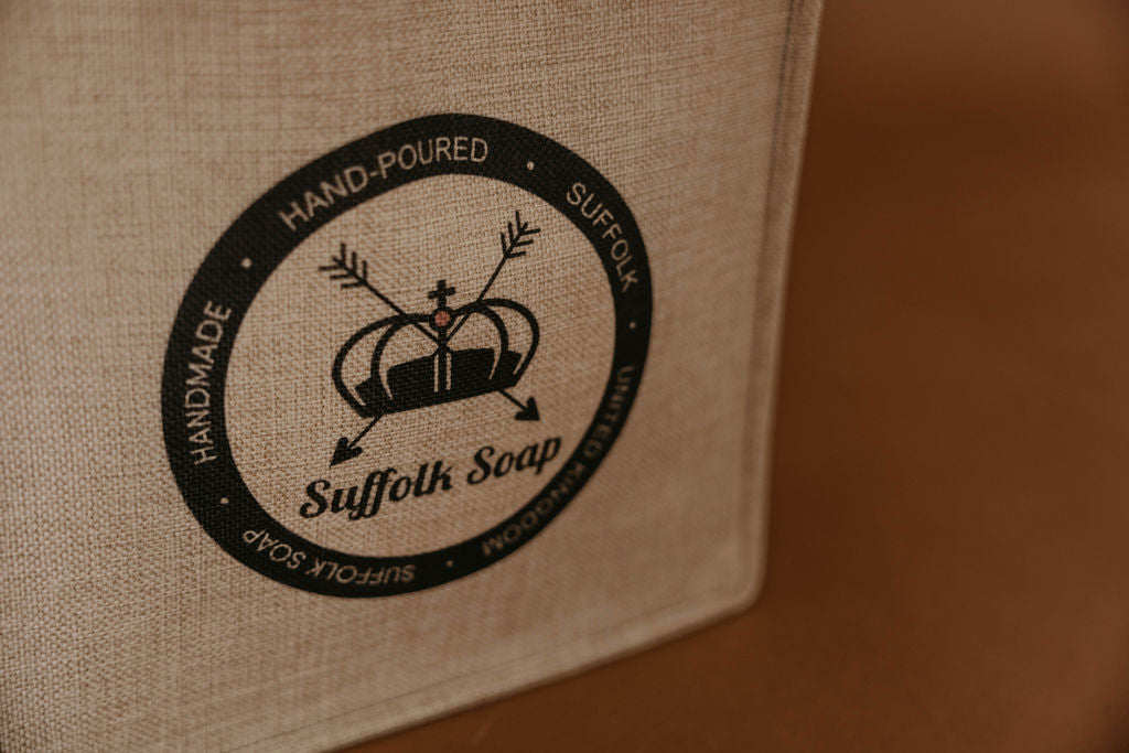 Branded Burlap Tote Bag